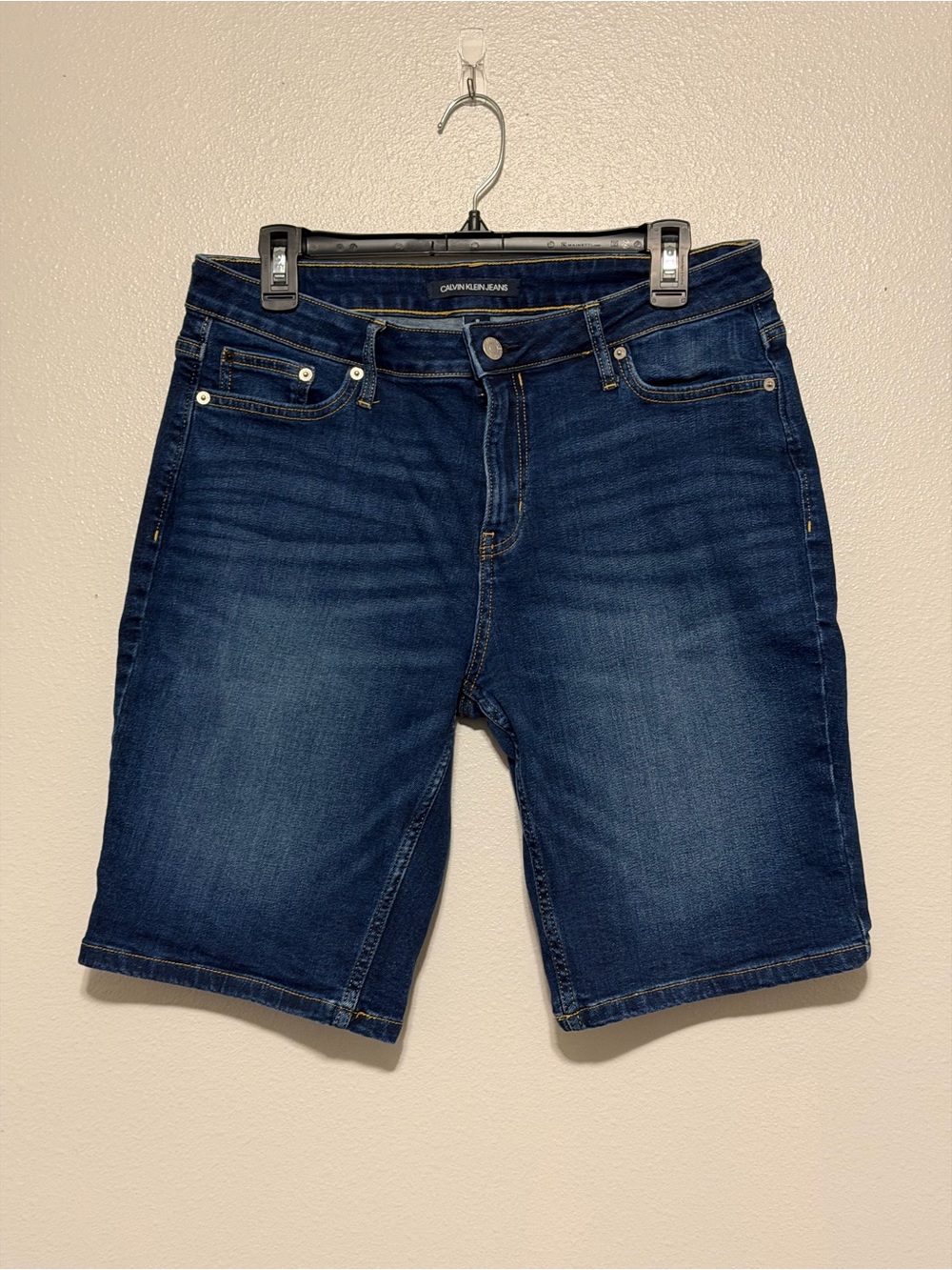 Calvin Klein Jeans Dark Blue Denim Jean Shorts